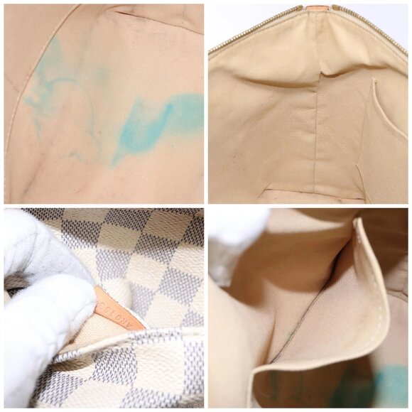 LOUIS VUITTON Damier Azur Totally PM Tote Bag N51261 LV Auth 139188 - Picture 15 of 16